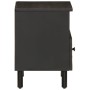 Mesitas de noche 2 uds madera maciza de mango negro 40x33x46 cm de , Mesitas de noche - Ref: Foro24-356826, Precio: 72,76 €, ...