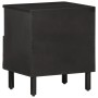 Mesitas de noche 2 uds madera maciza de mango negro 40x33x46 cm de , Mesitas de noche - Ref: Foro24-356826, Precio: 72,76 €, ...