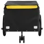 Black and yellow iron bicycle trailer 45 kg by , Bicycle trailers - Ref: Foro24-94113, Price: 90,80 €, Discount: %