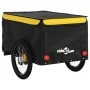 Black and yellow iron bicycle trailer 45 kg by , Bicycle trailers - Ref: Foro24-94113, Price: 90,80 €, Discount: %