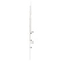 Cabecero de cama madera maciza de pino blanco 200 cm de , Cabeceros y pies de cama - Ref: Foro24-844762, Precio: 52,25 €, Des...