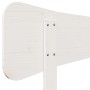 Cabecero de cama madera maciza de pino blanco 200 cm de , Cabeceros y pies de cama - Ref: Foro24-844762, Precio: 52,25 €, Des...