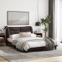 Bettgestell mit Kopfteil aus braunem Stoff 140x200 cm von , Betten und Lattenroste - Ref: Foro24-3207775, Preis: 216,55 €, Ra...