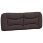 Bed frame with headboard in brown fabric 140x200 cm by , Beds and slatted bases - Ref: Foro24-3207775, Price: 216,55 €, Disco...