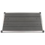Gartenduschwanne WPC Edelstahl grau 110x62 cm von vidaXL, Duschwannen - Ref: Foro24-48205, Preis: 100,97 €, Rabatt: %