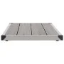 Plato de ducha de jardín WPC acero inoxidable gris 110x62 cm de vidaXL, Platos de ducha - Ref: Foro24-48205, Precio: 99,52 €,...