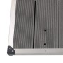 Gartenduschwanne WPC Edelstahl grau 110x62 cm von vidaXL, Duschwannen - Ref: Foro24-48205, Preis: 100,97 €, Rabatt: %