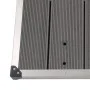 Plato de ducha de jardín WPC acero inoxidable gris 110x62 cm de vidaXL, Platos de ducha - Ref: Foro24-48205, Precio: 99,52 €,...
