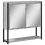 Sonoma gray wood bathroom mirror cabinet 60x16x60 cm by , Dressing tables - Ref: Foro24-842424, Price: 55,39 €, Discount: %
