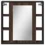 Bathroom mirror cabinet in brown oak wood 60x16x60 cm by , Dressing tables - Ref: Foro24-842430, Price: 95,92 €, Discount: %