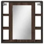 Bathroom mirror cabinet in brown oak wood 60x16x60 cm by , Dressing tables - Ref: Foro24-842430, Price: 93,63 €, Discount: %
