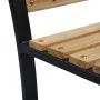 Banco de jardín de madera 120 cm de vidaXL, Bancos de jardín - Ref: Foro24-47944, Precio: 79,34 €, Descuento: %