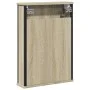 Armario con espejo de baño madera roble Sonoma 42x12x60 cm de , Tocadores - Ref: Foro24-842432, Precio: 50,90 €, Descuento: %