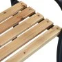 Banco de jardín de madera 120 cm de vidaXL, Bancos de jardín - Ref: Foro24-47944, Precio: 79,34 €, Descuento: %