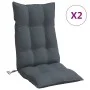 High back chair cushions 2 pcs anthracite gray Oxford fabric by , Cushions for chairs and sofas - Ref: Foro24-377602, Price: ...