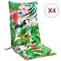 4pcs High Back Chair Cushions Multicolor Oxford Fabric by , Cushions for chairs and sofas - Ref: Foro24-377654, Price: 106,03...