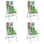 4pcs High Back Chair Cushions Multicolor Oxford Fabric by , Cushions for chairs and sofas - Ref: Foro24-377654, Price: 108,48...