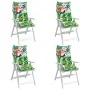 4pcs High Back Chair Cushions Multicolor Oxford Fabric by , Cushions for chairs and sofas - Ref: Foro24-377654, Price: 106,03...
