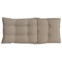 Kissen für Hochlehner, 6 Stück, grau-taupefarbener Oxford-Stoff von , Kissen für Stühle und Sofas - Ref: Foro24-377628, Preis...