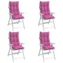 Kissen für Hochlehner, 4 Stück, rosa Oxford-Stoff von , Kissen für Stühle und Sofas - Ref: Foro24-377663, Preis: 103,53 €, Ra...