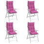 Kissen für Hochlehner, 4 Stück, rosa Oxford-Stoff von , Kissen für Stühle und Sofas - Ref: Foro24-377663, Preis: 110,94 €, Ra...