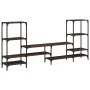 Oak brown engineered wood TV cabinet 206.5x28.5x95 cm by , TV Furniture - Ref: Foro24-842485, Price: 93,91 €, Discount: %