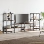 Mueble de TV madera de ingeniería marrón roble 206,5x28,5x95 cm de , Muebles TV - Ref: Foro24-842485, Precio: 95,06 €