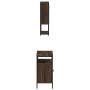 Set de muebles baño 2 pzas madera contrachapada marrón roble de , Muebles de baño - Ref: Foro24-3214659, Precio: 97,80 €