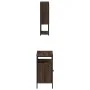 Set de muebles baño 2 pzas madera contrachapada marrón roble de , Muebles de baño - Ref: Foro24-3214659, Precio: 96,67 €, Des...