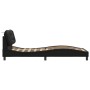 Estructura de cama con cabecero cuero sintético negro 90x200 cm de , Camas y somieres - Ref: Foro24-3207974, Precio: 166,81 €...