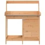 Potting table with fir wood cabinet 110.5x45x124.5 cm by , Pot stands - Ref: Foro24-156344, Price: 161,89 €, Discount: %
