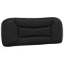 Bed frame with headboard black synthetic leather 100x200cm by , Beds and slatted bases - Ref: Foro24-3207981, Price: 132,24 €...