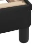 Bed frame with headboard black synthetic leather 100x200cm by , Beds and slatted bases - Ref: Foro24-3207981, Price: 132,24 €...