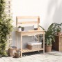 Pflanztisch mit Waschbecken aus Tannenholz 147,5x44x139,5 cm von , Topfständer - Ref: Foro24-156346, Preis: 90,23 €, Rabatt: %