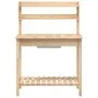 Potting table with sink fir wood 147.5x44x139.5 cm by , Pot stands - Ref: Foro24-156346, Price: 88,60 €, Discount: %