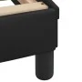 Bed frame with headboard black synthetic leather 140x190cm by , Beds and slatted bases - Ref: Foro24-3207995, Price: 243,91 €...
