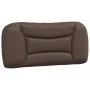 Estructura de cama con cabecero cuero sintético marrón 90x200cm de , Camas y somieres - Ref: Foro24-3207976, Precio: 185,35 €...