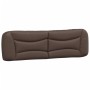 Brown synthetic leather headboard bed frame 180x200 cm by , Beds and slatted bases - Ref: Foro24-3208018, Price: 234,97 €, Di...