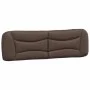 Brown synthetic leather headboard bed frame 180x200 cm by , Beds and slatted bases - Ref: Foro24-3208018, Price: 263,16 €, Di...
