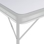 Mesa de camping plegable con 2 bancos aluminio blanco de vidaXL, Mobiliario de camping - Ref: Foro24-48181, Precio: 83,24 €, ...