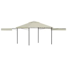Gazebo with double extendable cream roof 3x3x2.75m 180g/m² by vidaXL, Tents and gazebos - Ref: Foro24-48003, Price: 224,88 €,...
