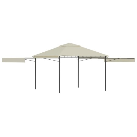 Gazebo with double extendable cream roof 3x3x2.75m 180g/m² by vidaXL, Tents and gazebos - Ref: Foro24-48003, Price: 228,68 €,...