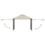 Cenador con tejado doble extensible crema 3x3x2,75m 180g/m² de vidaXL, Carpas y cenadores - Ref: Foro24-48003, Precio: 229,43...