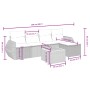 Set de muebles de jardín 6 pzas y cojines ratán sintético gris de , Conjuntos de jardín - Ref: Foro24-3265057, Precio: 352,09...