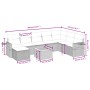 8-piece garden sofa set and black synthetic rattan cushions by , Garden sets - Ref: Foro24-3264982, Price: 547,21 €, Discount: %