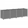 Hellgrauer Pflanzkasten aus PP, 160 x 40 x 53 cm von , Töpfe und Pflanzgefäße - Ref: Foro24-367857, Preis: 137,35 €, Rabatt: %