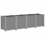 Light gray PP planter 160x40x53 cm by , Pots and planters - Ref: Foro24-367857, Price: 137,35 €, Discount: %
