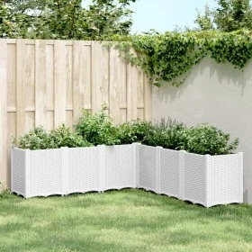 Pflanzgefäß aus weißem PP, 160 x 160 x 53 cm von , Töpfe und Pflanzgefäße - Ref: Foro24-367869, Preis: 210,59 €, Rabatt: %