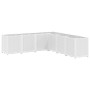 Jardinera PP blanco 160x160x53 cm de , Maceteros y jardineras - Ref: Foro24-367869, Precio: 218,15 €, Descuento: %