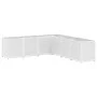 White PP planter 160x160x53 cm by , Pots and planters - Ref: Foro24-367869, Price: 210,59 €, Discount: %